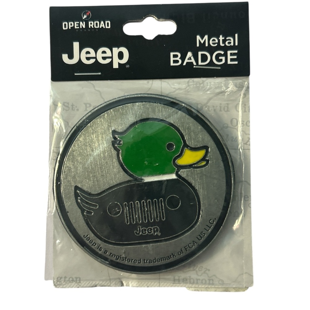Jeep Green and Silver Emblem‎ Accessories